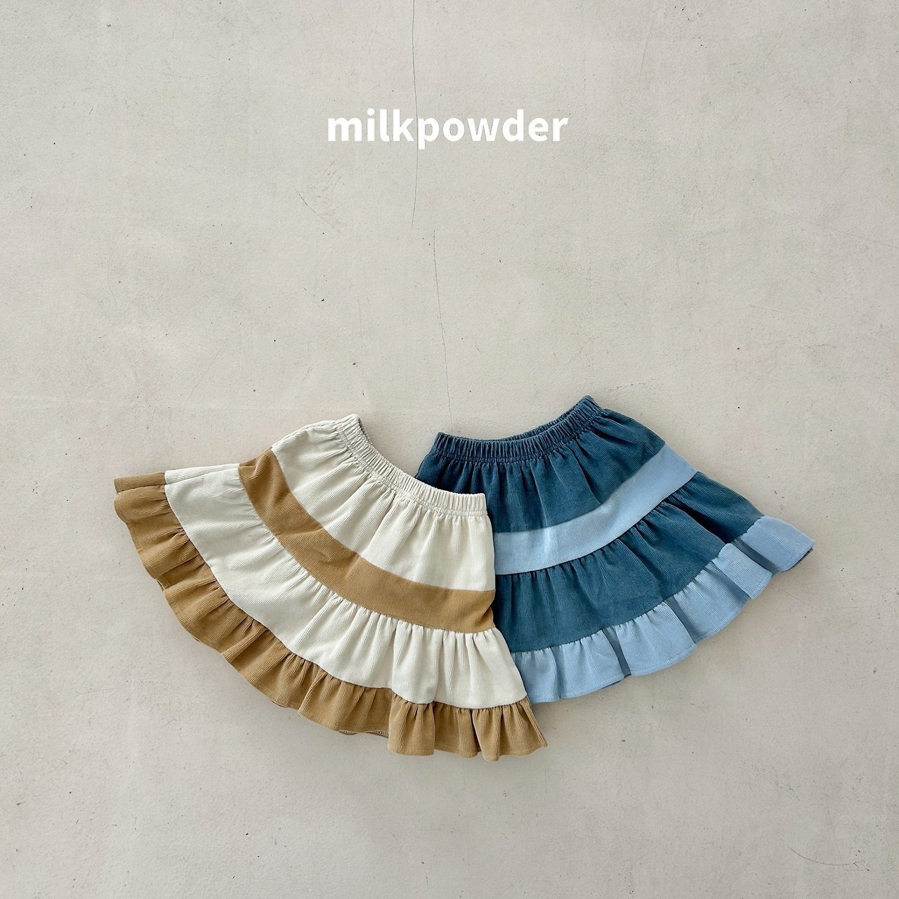 ミルクパウダー / milkpowder / ハニースカート / 韓国子供服 / キッズ / 26winter〖取寄〗*XS~JS*