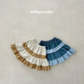 ミルクパウダー / milkpowder / ハニースカート / 韓国子供服 / キッズ / 26winter〖取寄〗*XS~JS*