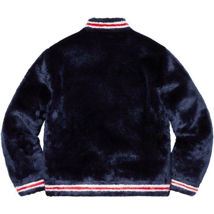 Supreme Faux Fur Varsity Jacket \