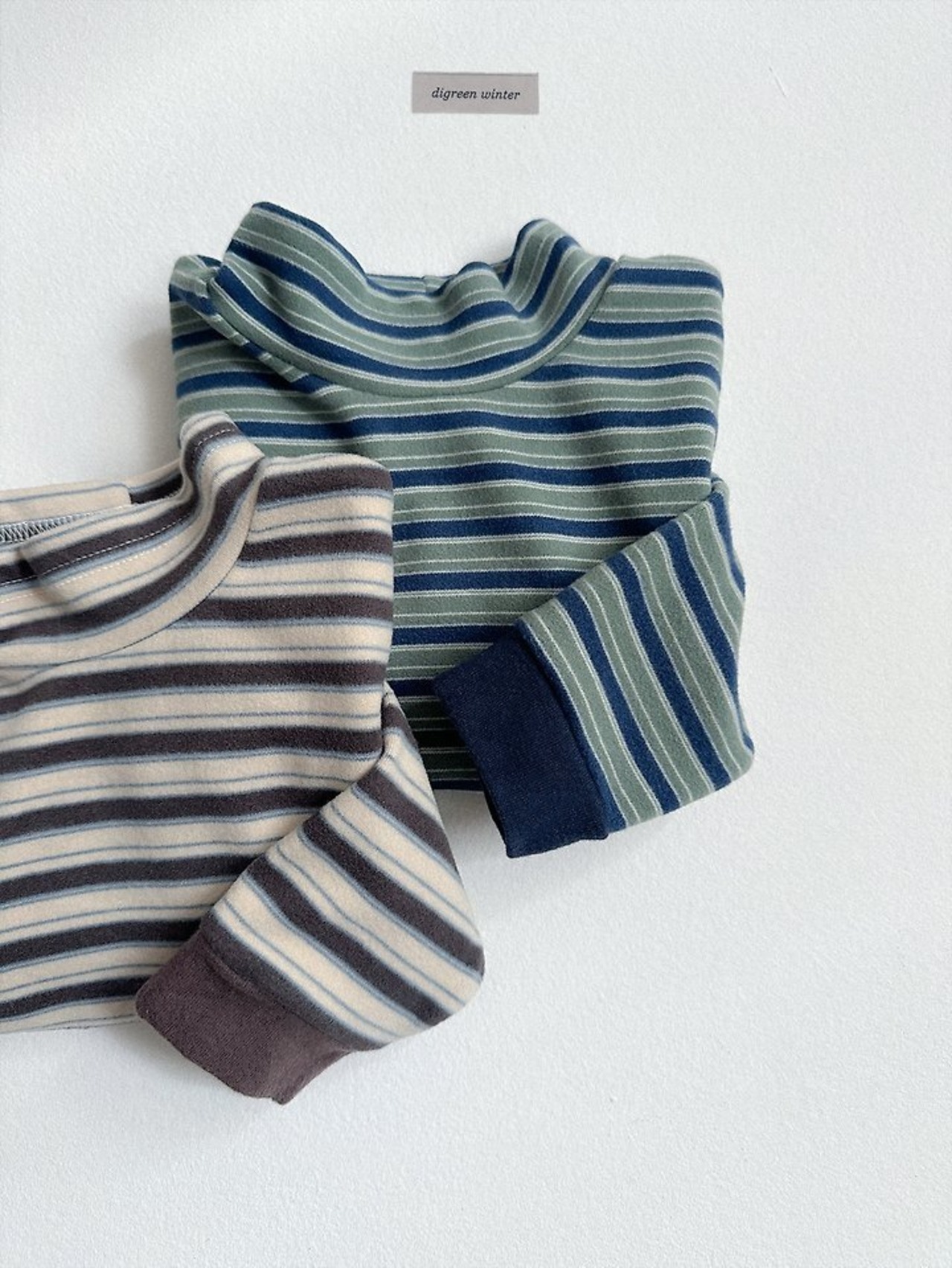 〖取寄〗韓国子供服 / 26winter / Digreen / ミックスタートルネックT / キッズ / 冬服 *S~2XL*