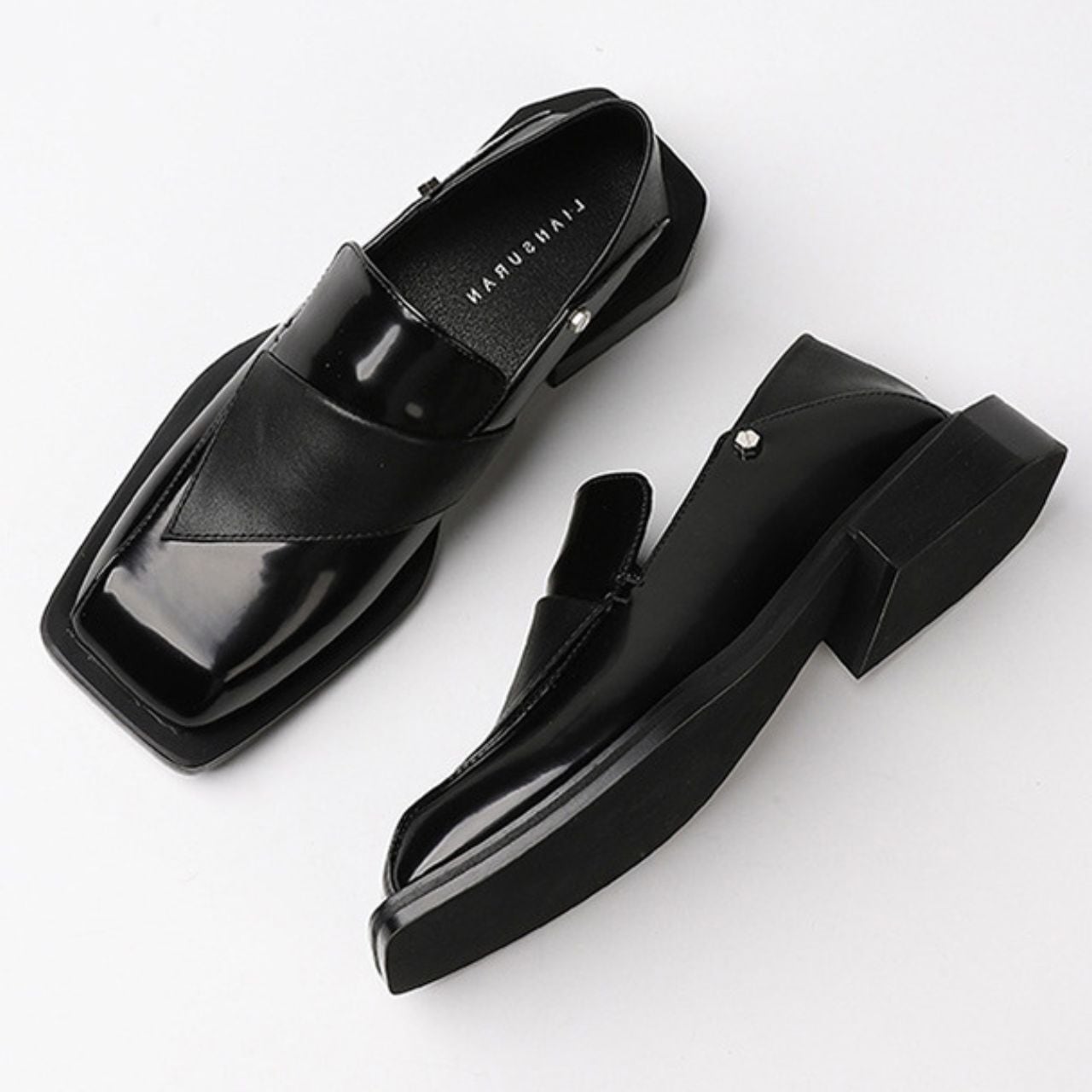Square Toe Soft Leather Loafers【00185】 | ii