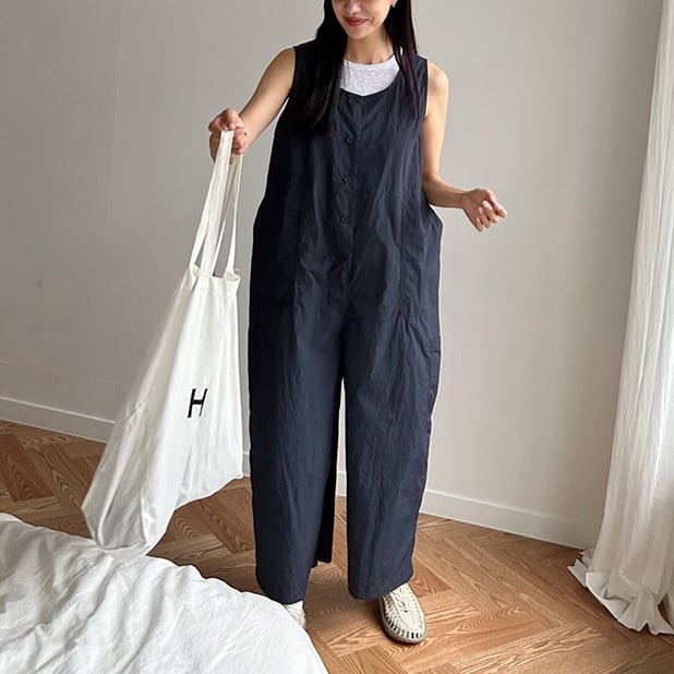 back belt jumpsuit 13158