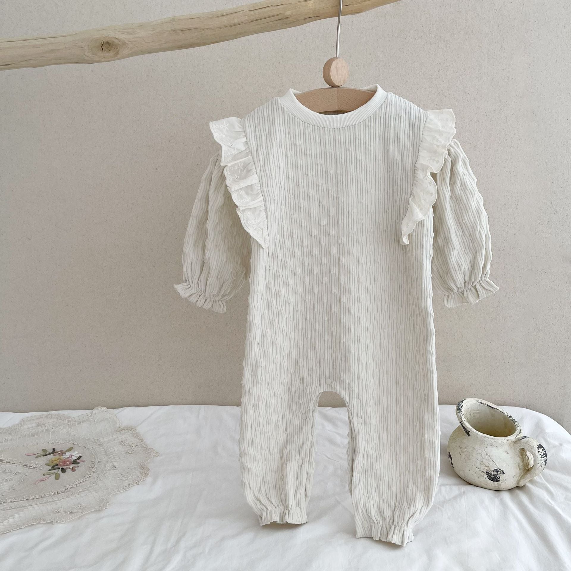 【BABY】秋新作 フリルオールインワン