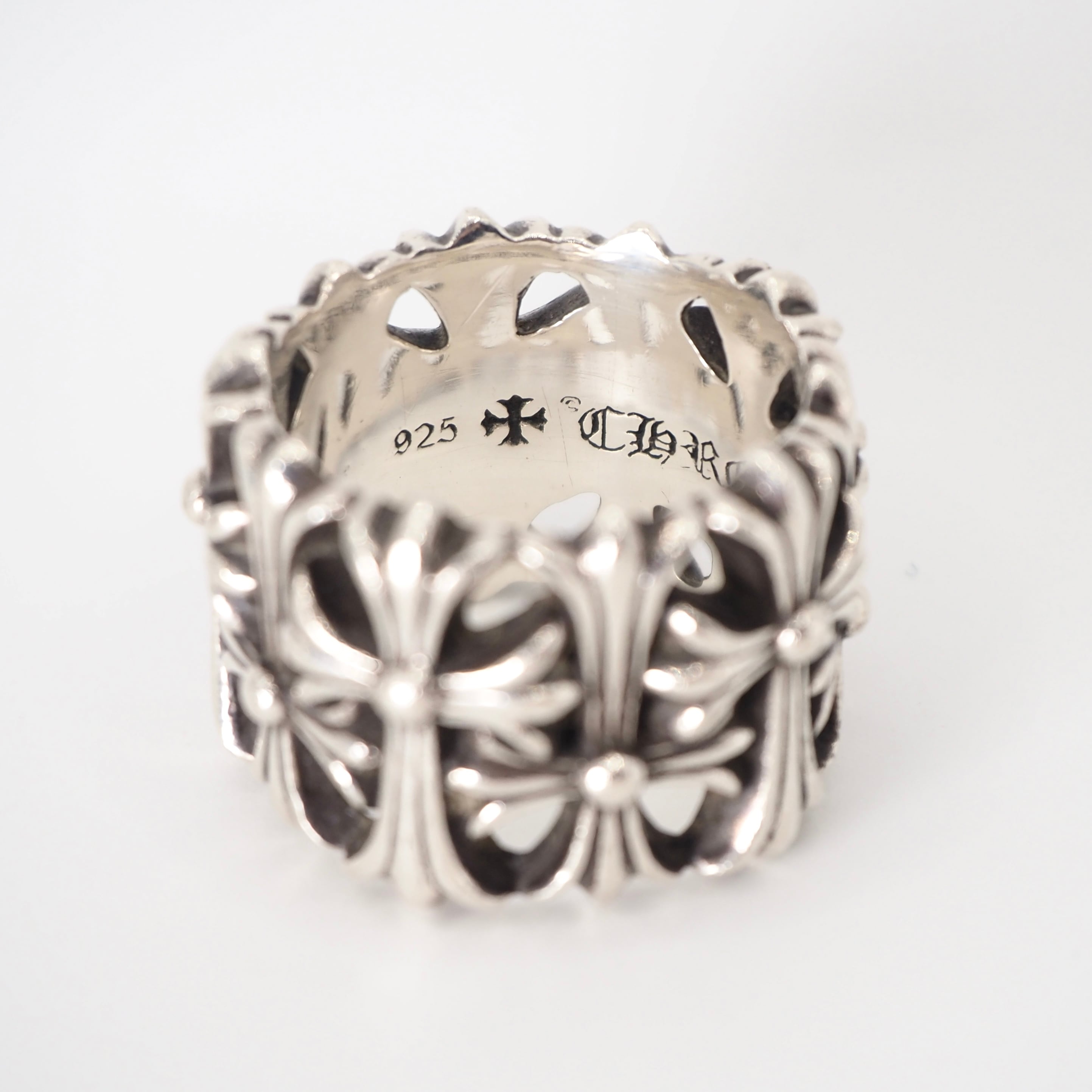 chrome hearts セメタリークロスリング 14号 原本付き CHROME HEARTS 約14号 セメタリークロス リング シルバー925 クロム
