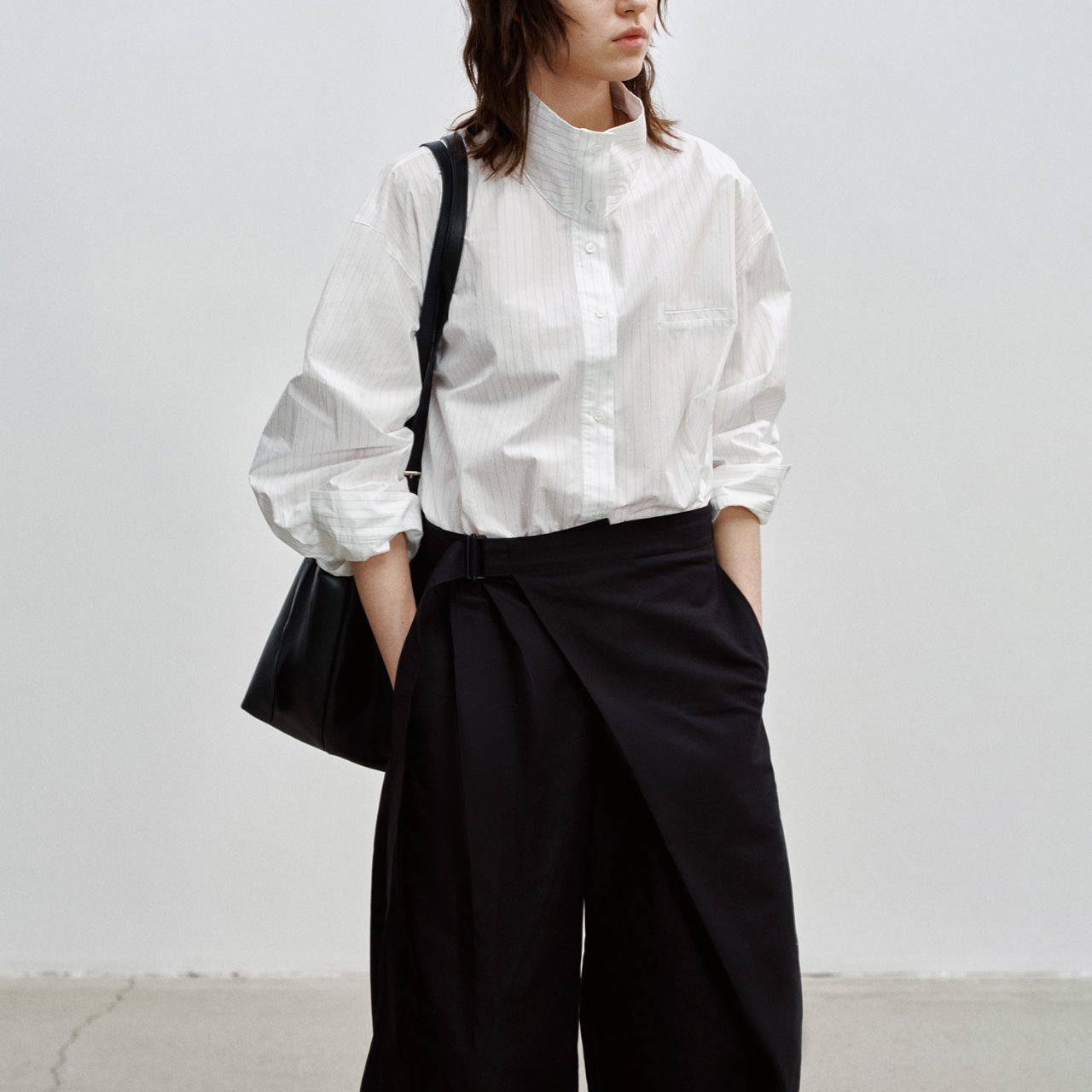 Shirt with Stripe Pattern T4310