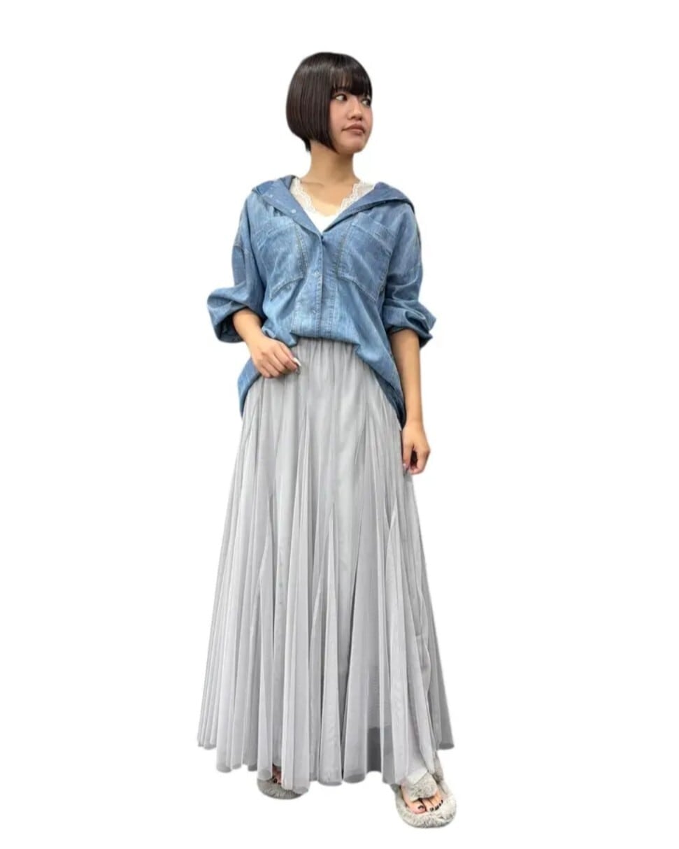 SALE【ayane】チュールロングスカート 816334 アヤン | red earth