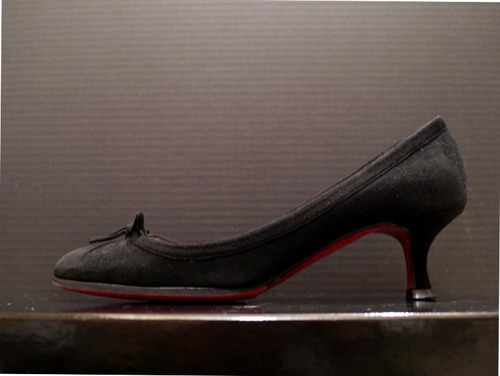 美品★ChristianLouboutinクリスチャンルブタン リボン パンプス★