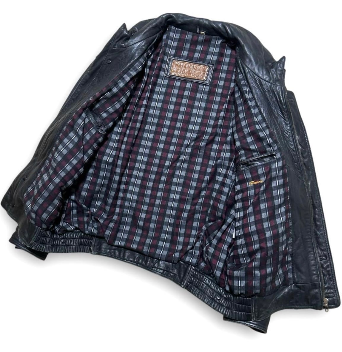 A2 フライトレザージャケット 90s\" 短丈 牛革 本革 vintage Vintage 80s 90s 短丈 A2 レザー フライトジャケット 黒 M - メルカリ