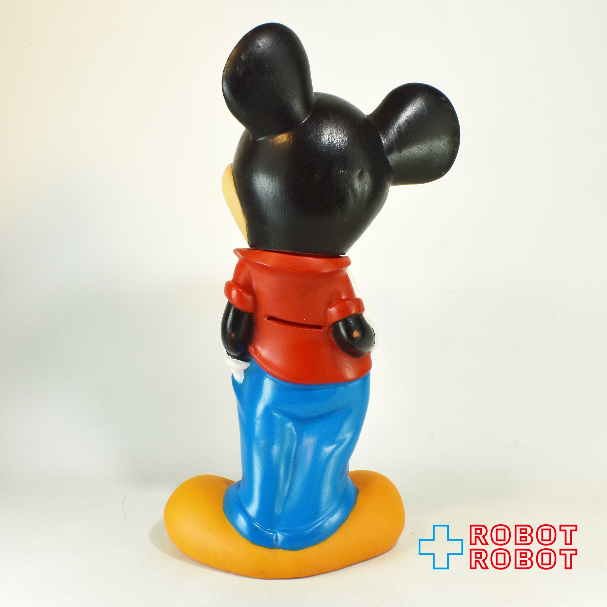 ミッキーマウス ソフビ貯金箱 30cm 赤シャツ 青ズボン | ROBOTROBOT