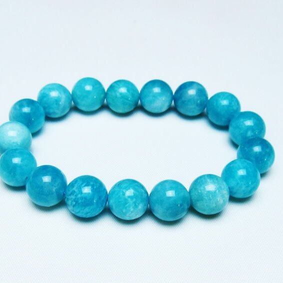 アマゾナイト ブレスレット 12mm 一点物 メール便可 [M便 1/10] 111-47773