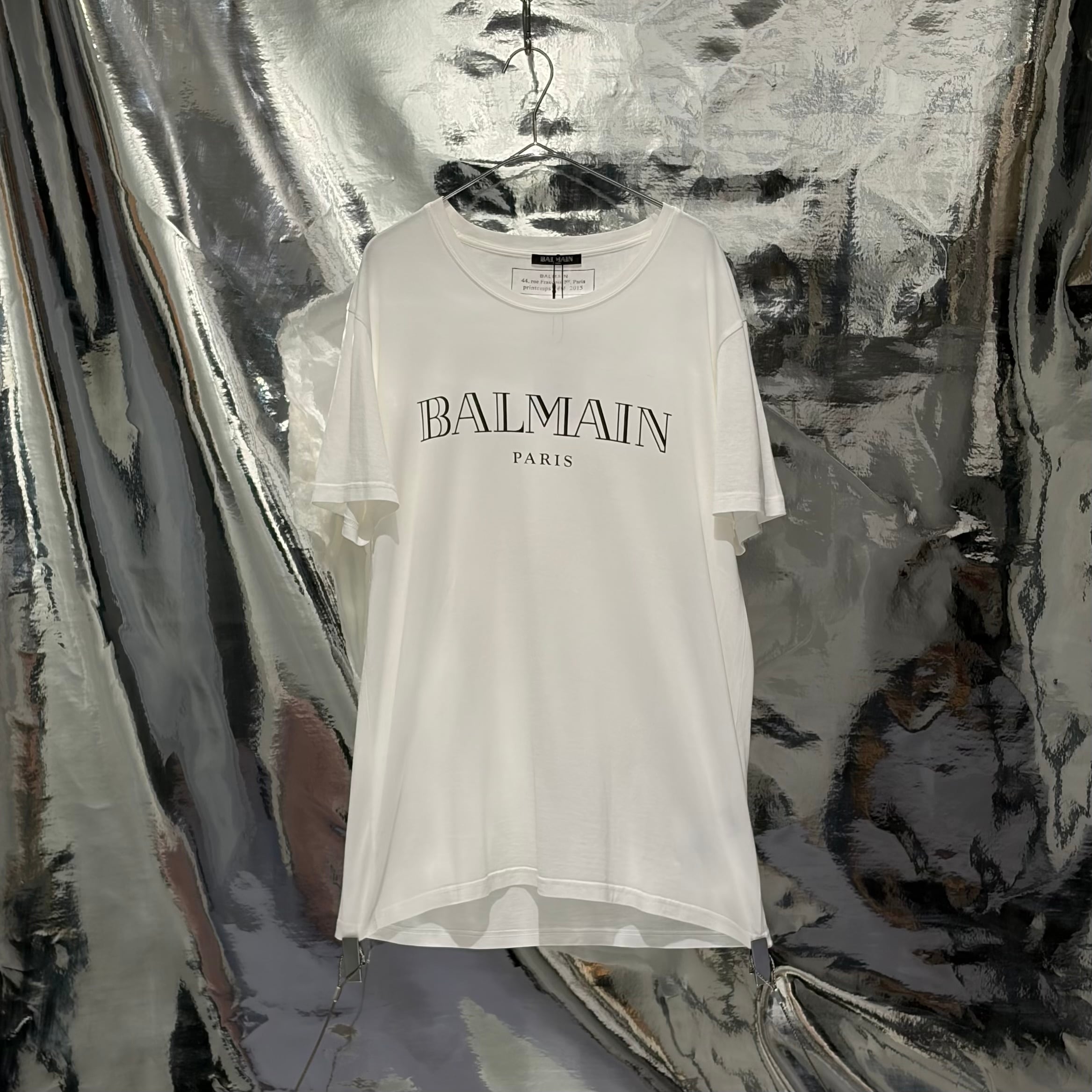 BALMAIN ロゴ Tシャツ ホワイト バルマン