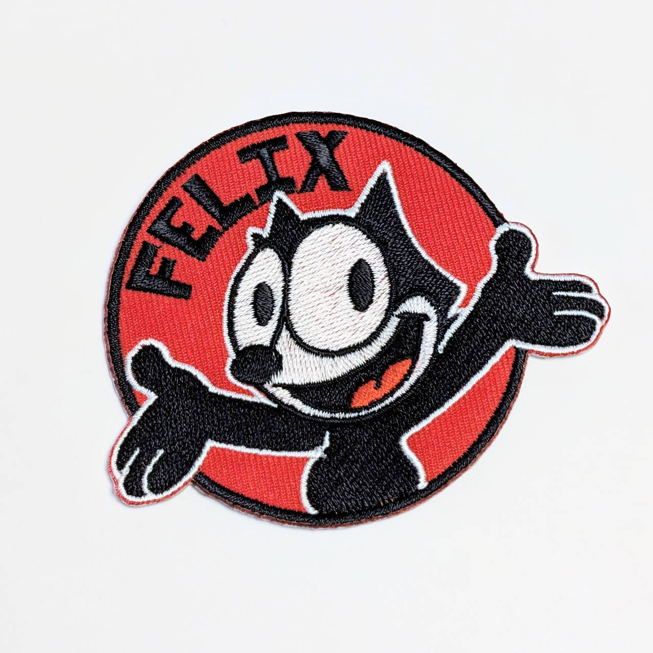 送料無料！ ★刺繍アイロンワッペン★【 Felix the Cat（ フィリックスザキャット ）】 〚アメリカン雑貨 アメトイ〛