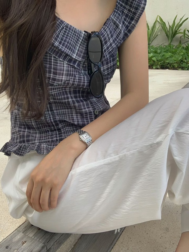 (LITER) sweety frill  blouse / 2color