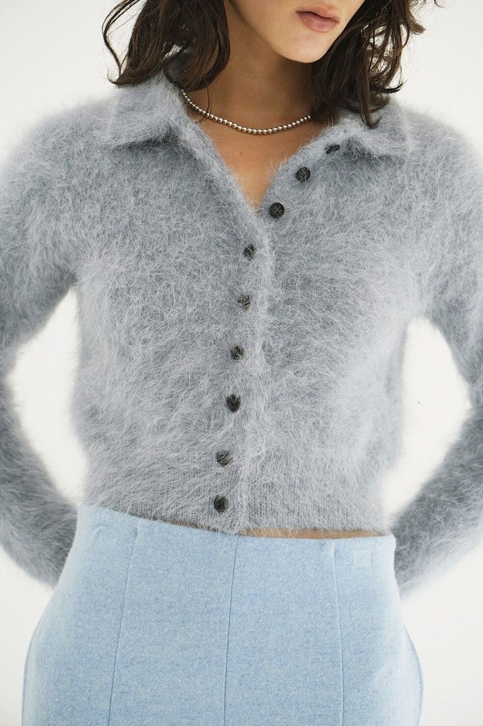 CLANE(クラネ) ANGORA SHORT KNIT CARDIGAN | サウスオレンジ｜メンズ