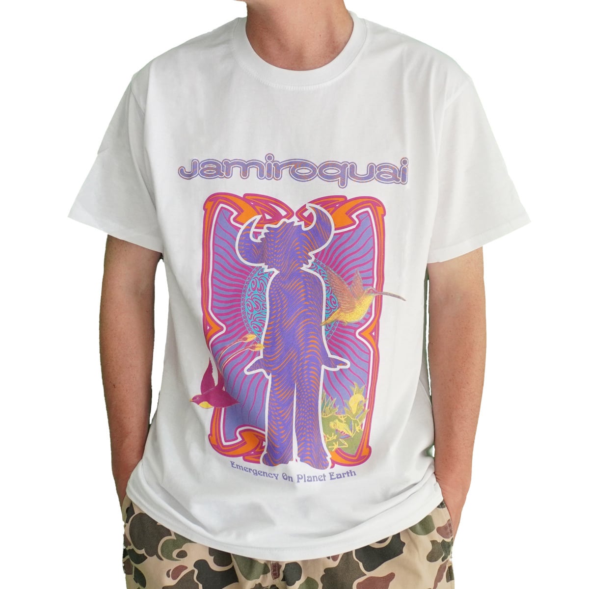 ROCK OFF ロックオフ JAMIROQUAI Tシャツ バッファローマン ロゴ 半袖