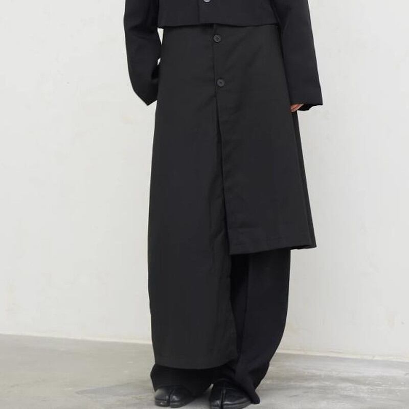 アシンメトリー センタースリット ボタンスカート 1088 | LINO