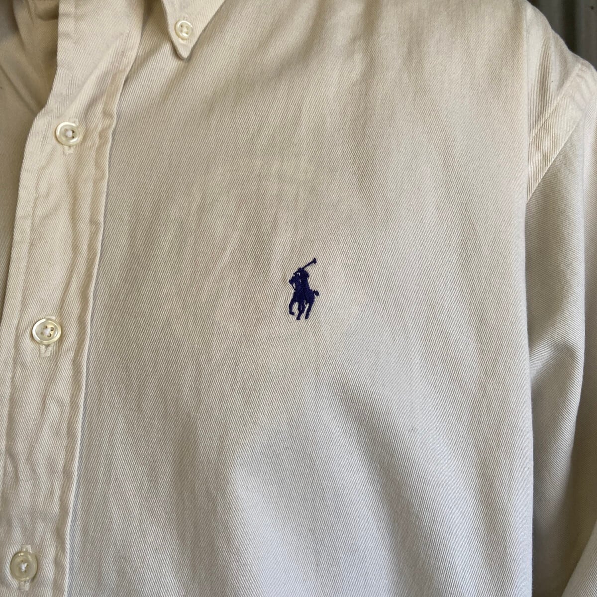 Ralph Lauren ラルフローレン 長袖 ボタンダウンシャツ メンズXL 古着