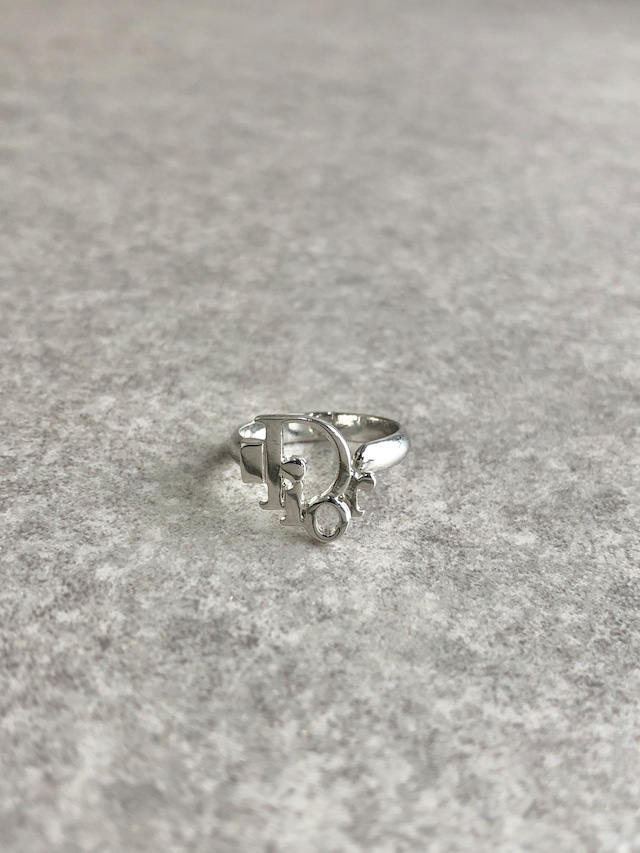 Christian Dior クリスチャン ディオール 指輪 シルバー DIORロゴ vintage ヴィンテージ オールド mdau5a