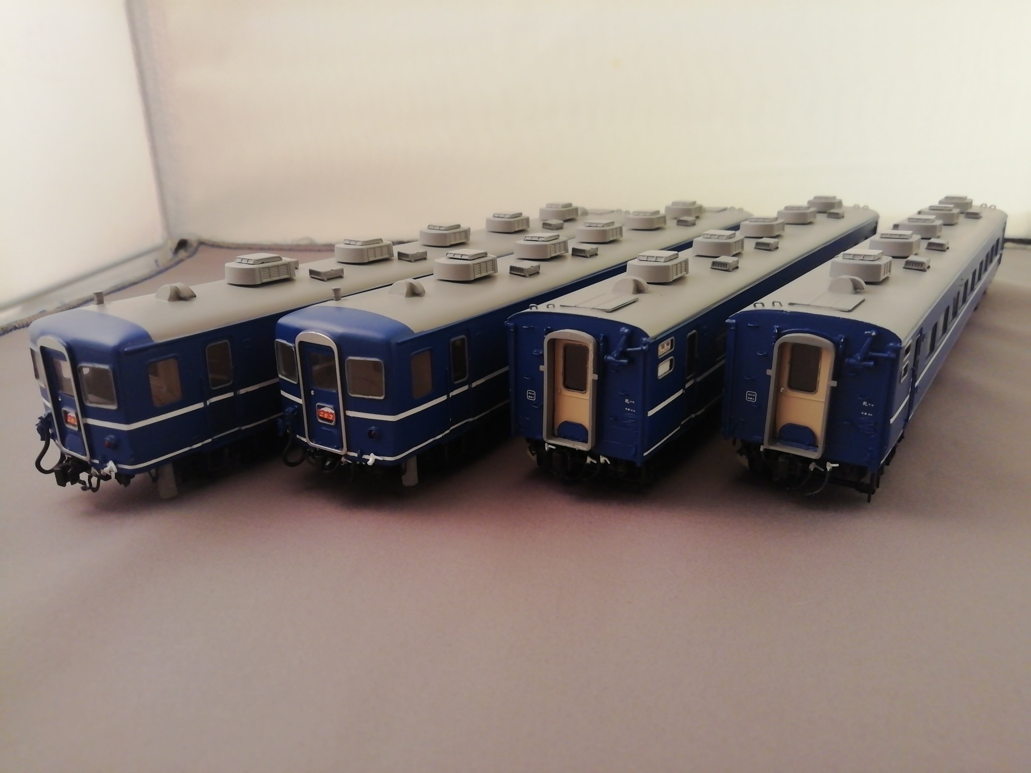 14系500番台 急行ニセコ 4両編成 完成品 1/87 12mm | HOKUSEI WORKS