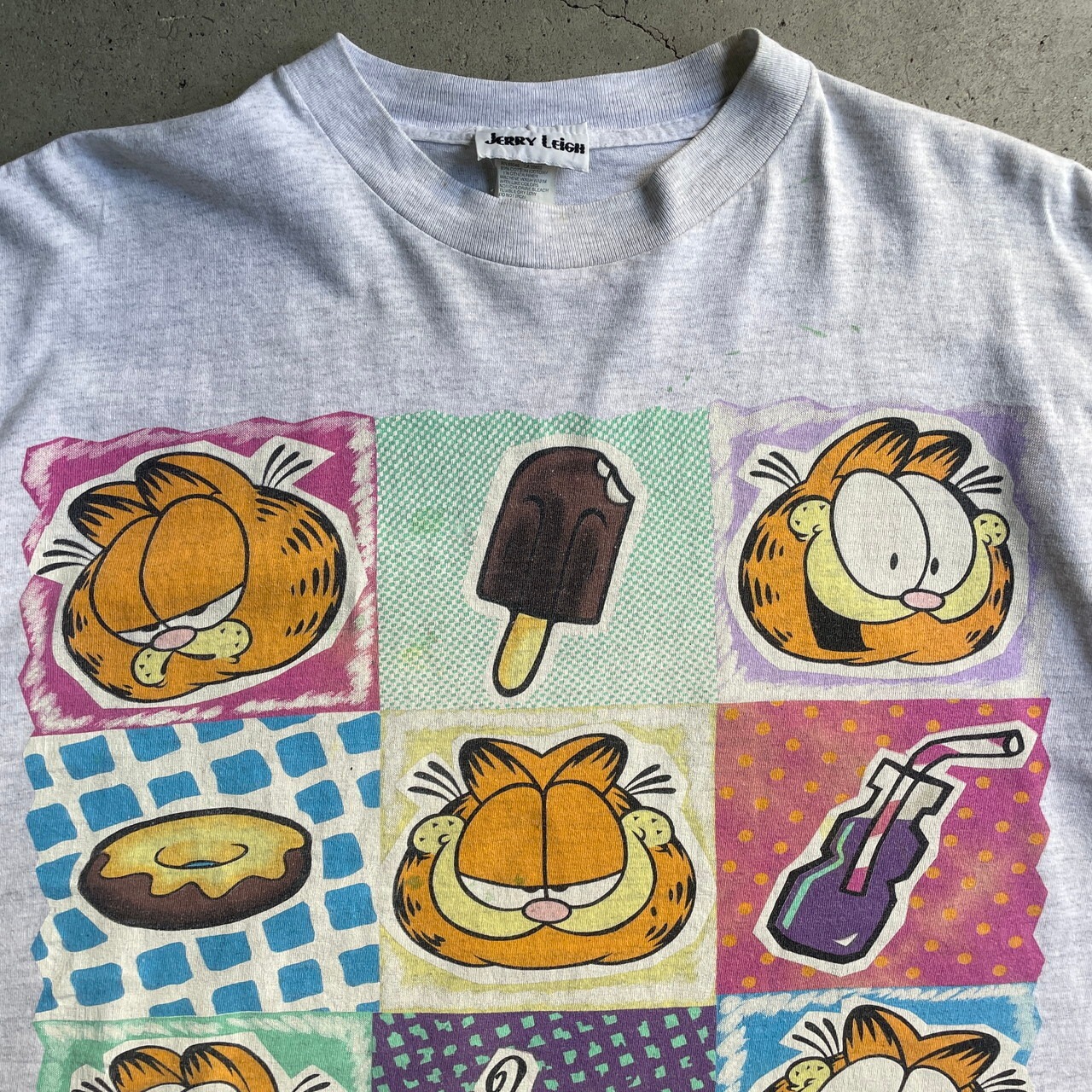 90年代 JERRY LEIGH GARFIELD ガーフィールド キャラクタープリントT 