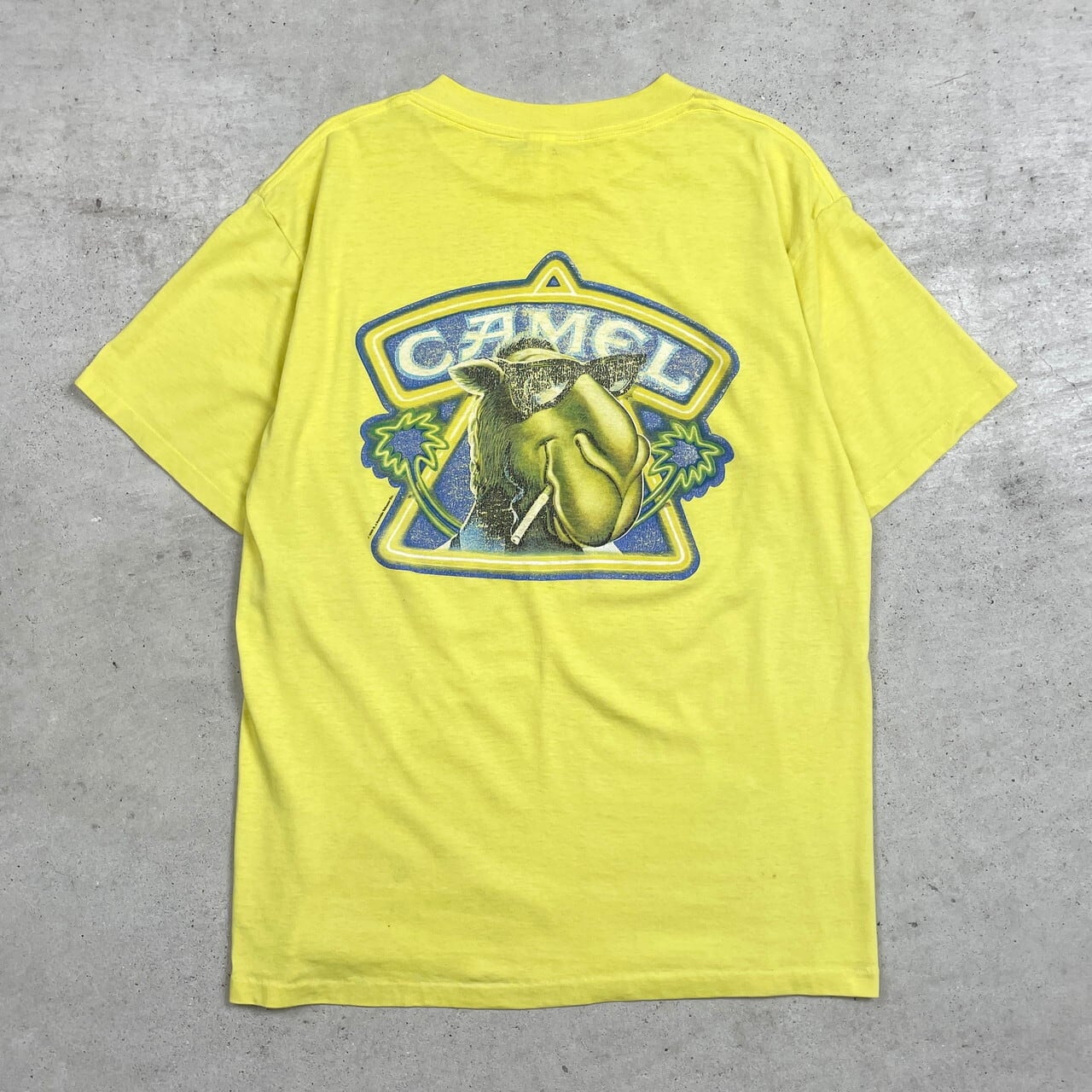 80年代 CAMEL キャメル タバコ アドバタイジングプリントTシャツ ポケT