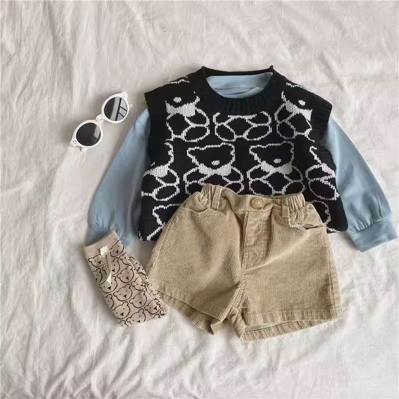 コーデュロイショートパンツ