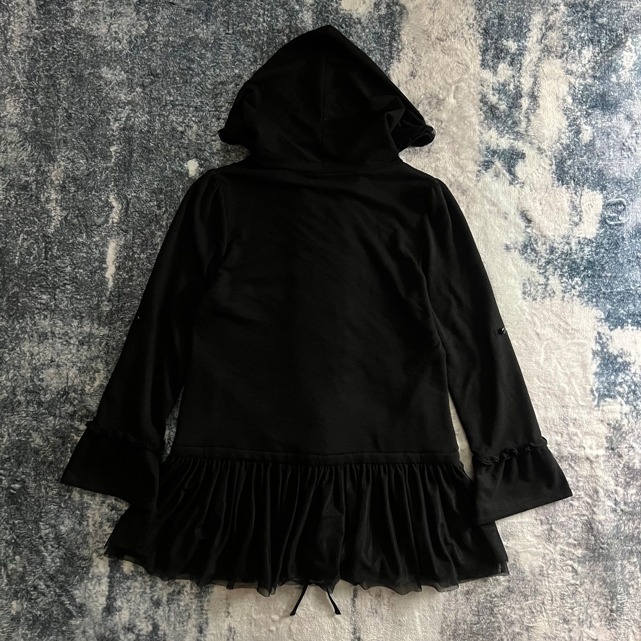"UNKNOWN" Fril Zip Hoodie