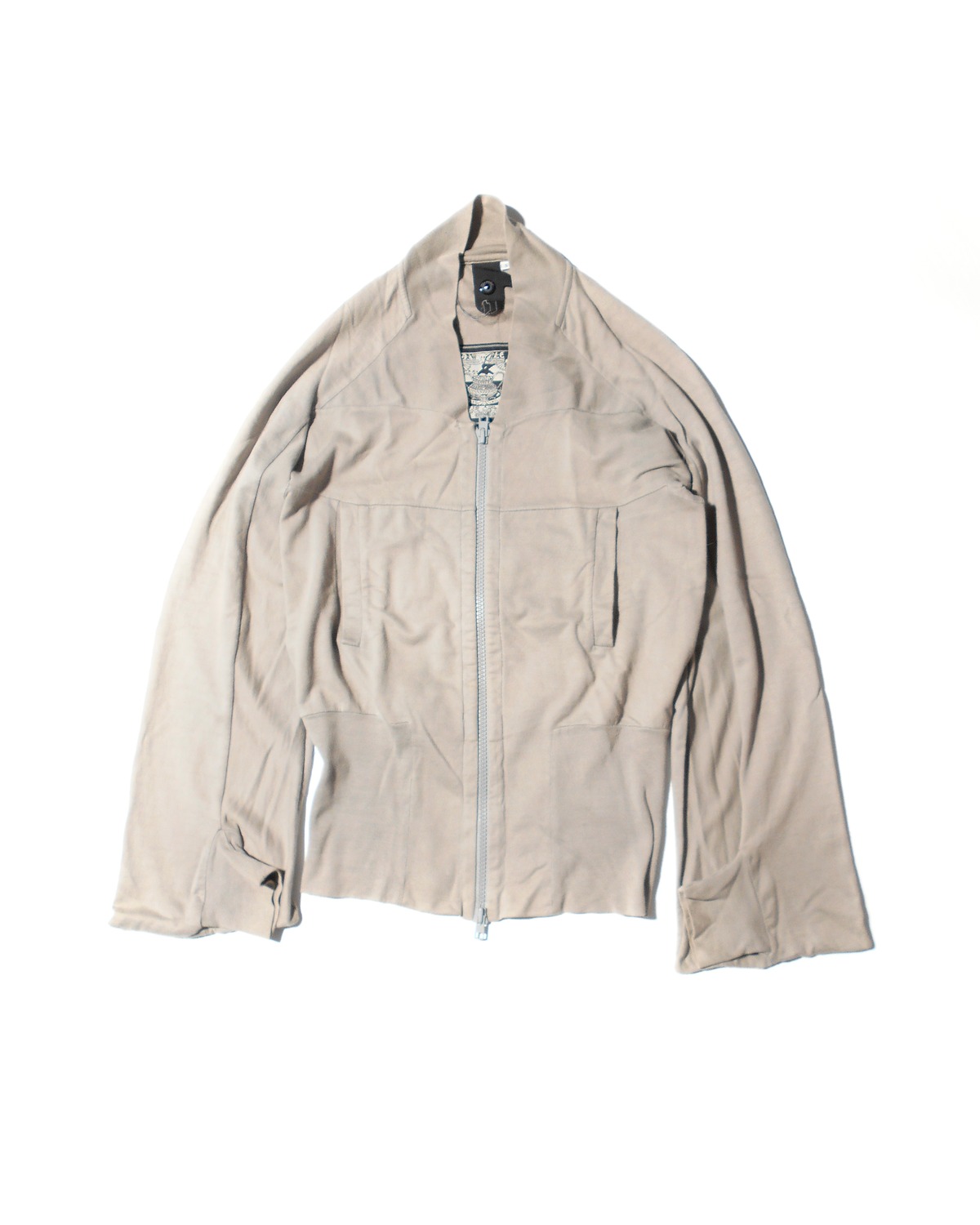 Draped Front Shell 2004SS Bernhard Willhelm Spectral Raglan Drape Shell with Elasticated ...