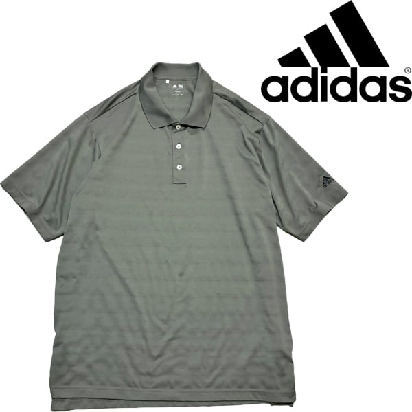 1点物◇アディダスadidasハイテク素材ポロシャツ古着メンズXL