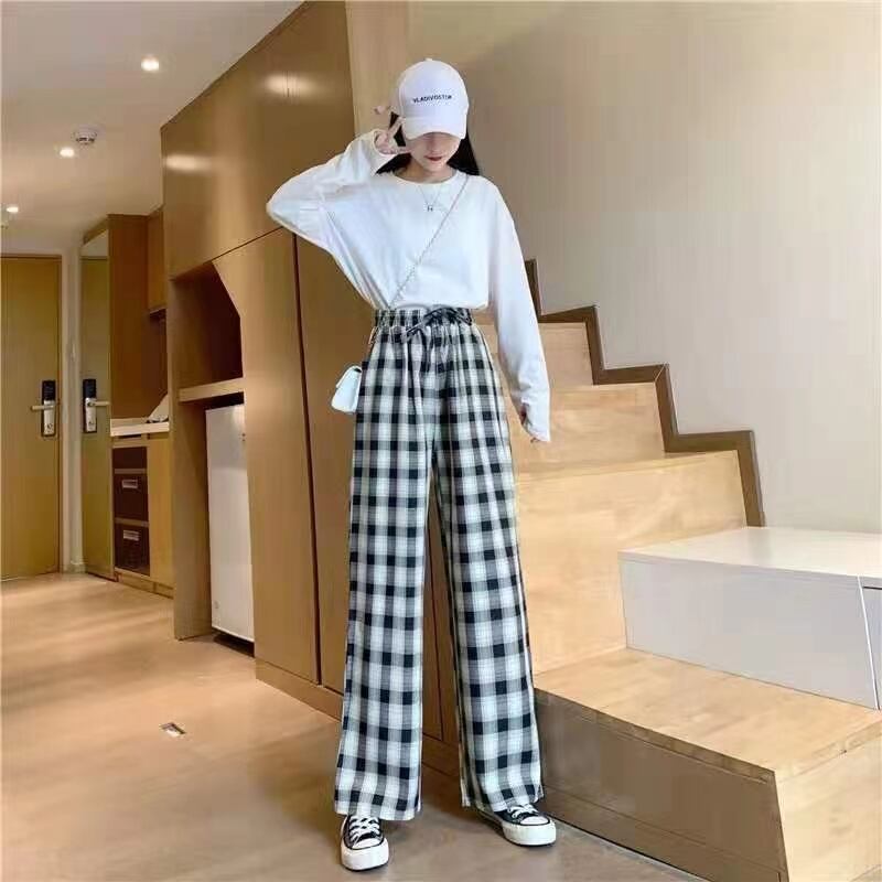 ウエストリボン チェックパンツ  AJ−11352-E05