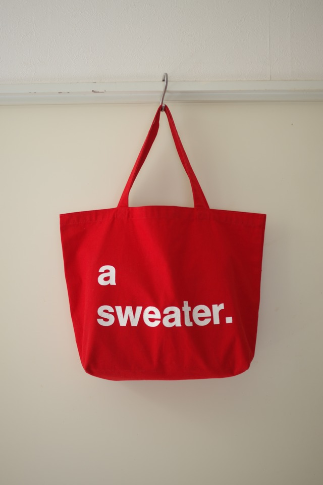 a sweater tote bag