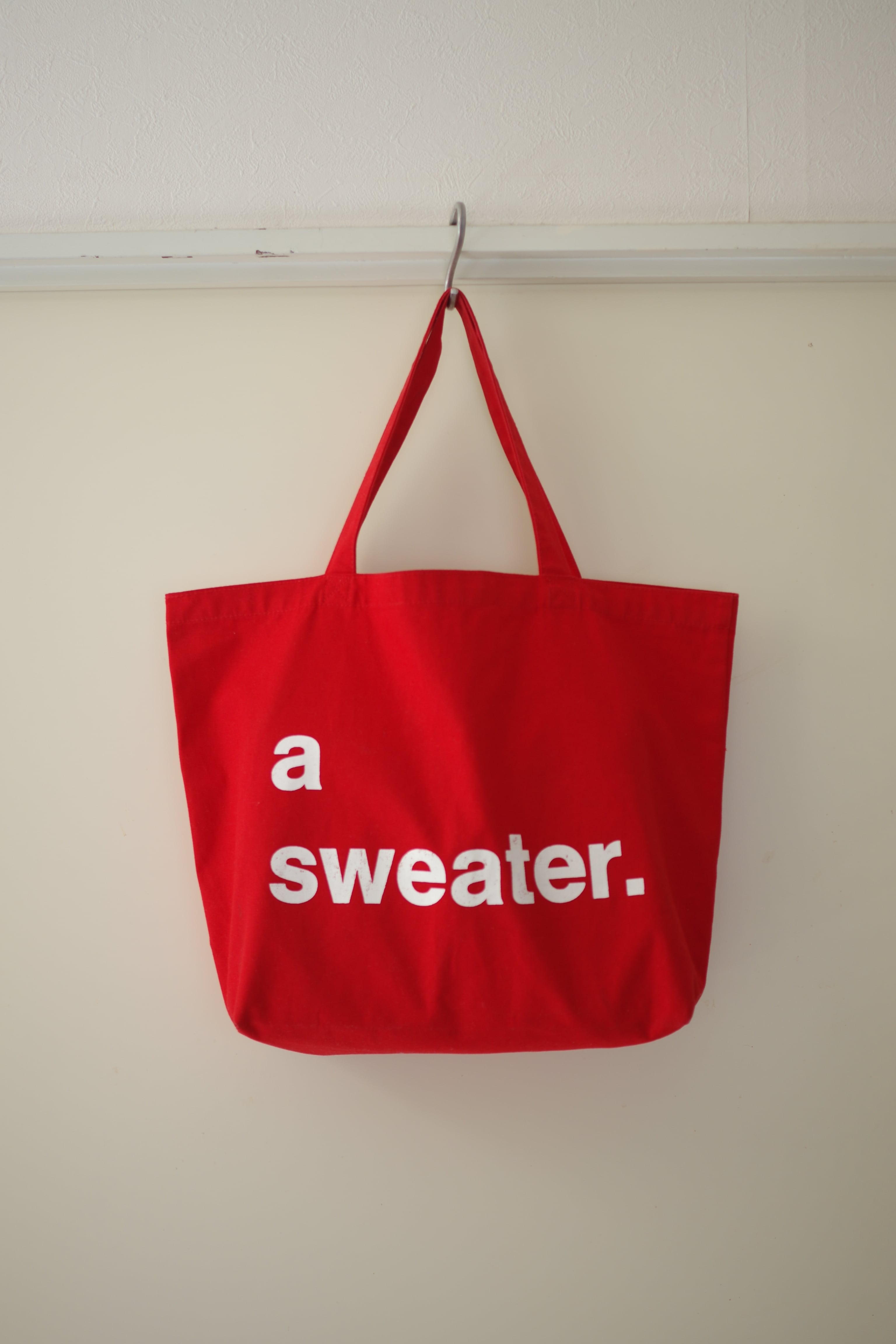 a sweater tote bag