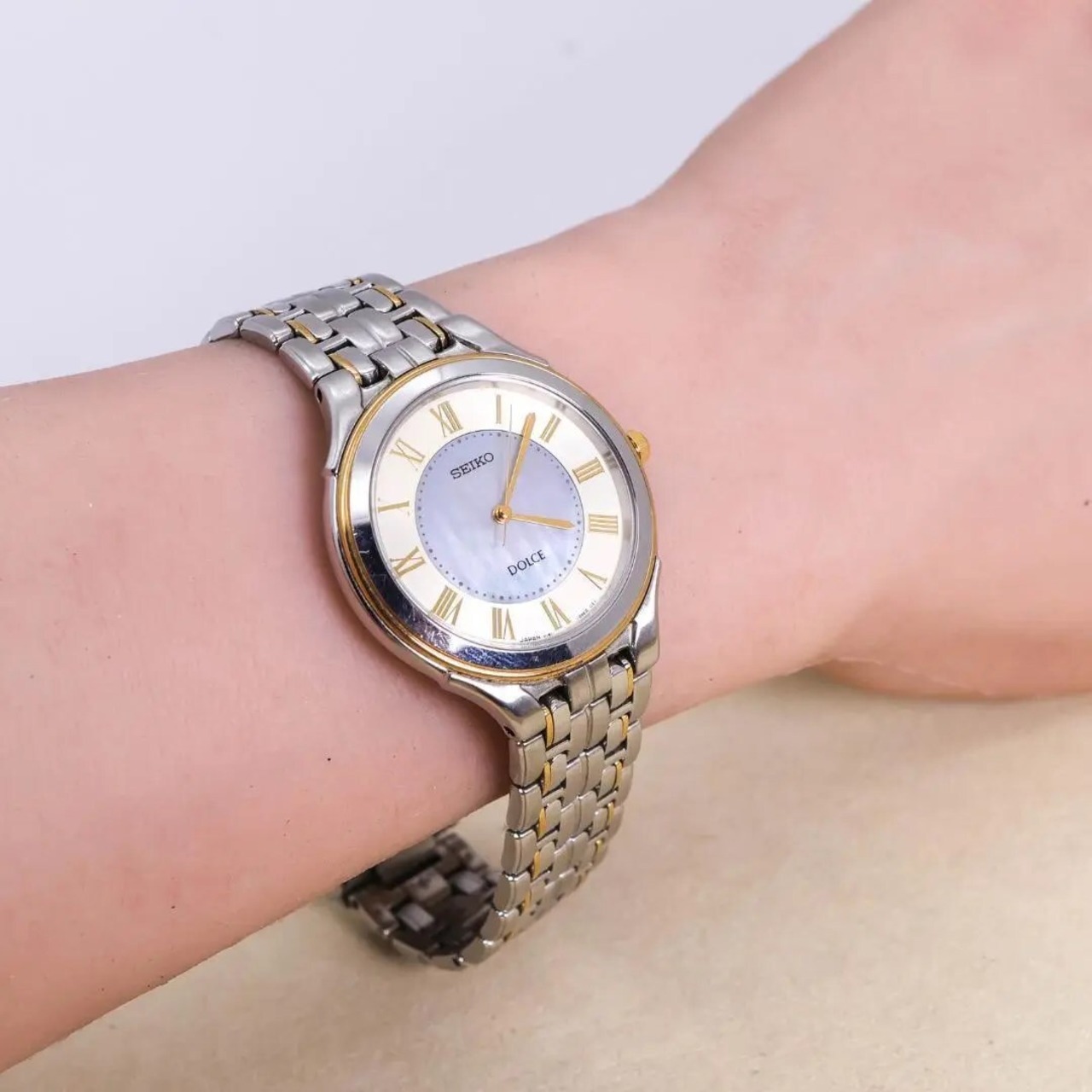 ◇希少 SEIKO dolce 腕時計 ソーラー シェル文字盤 メンズ o | Like a 