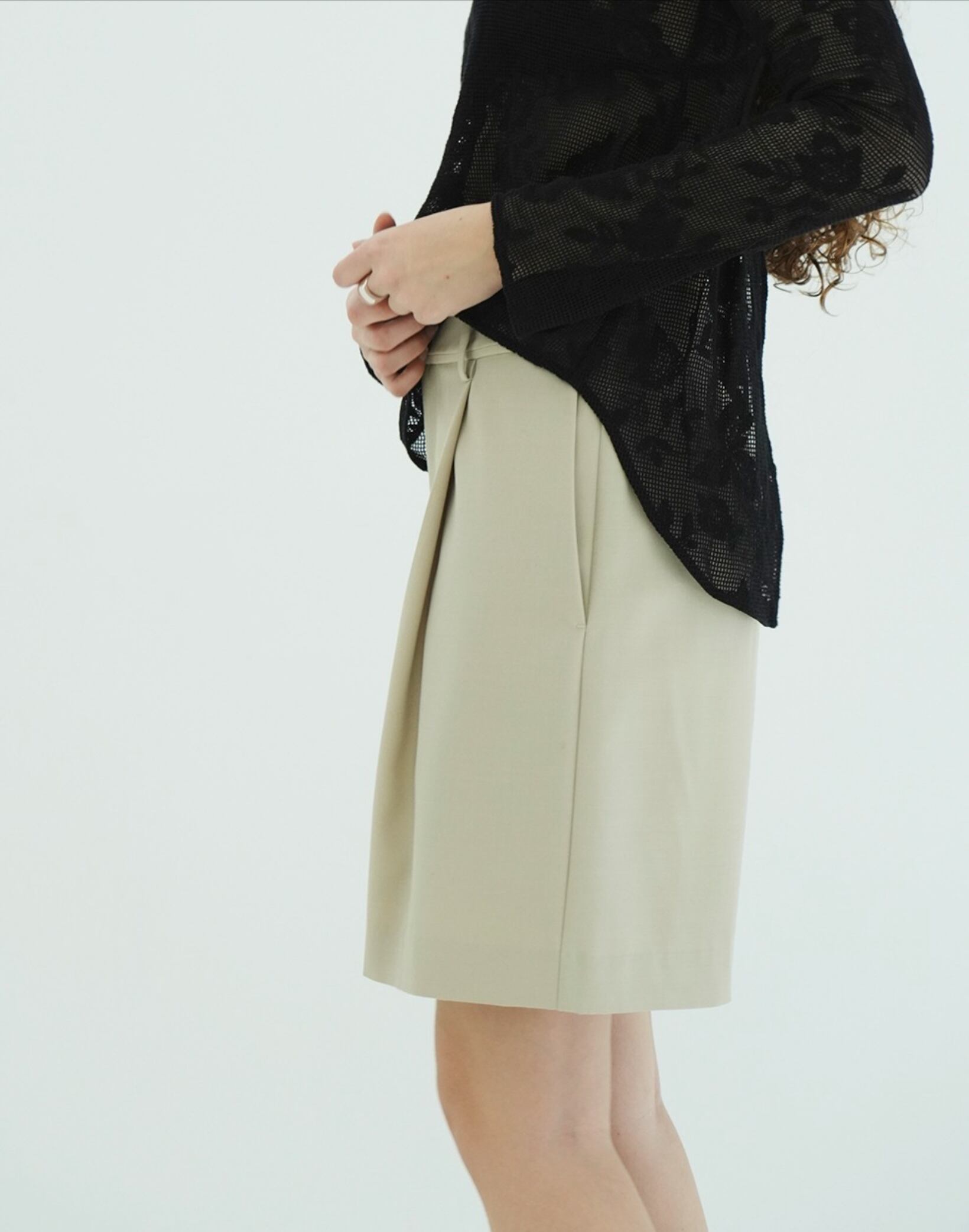 CLANE LOW WAIST HALF PANTS | FLICKA ASHIYA