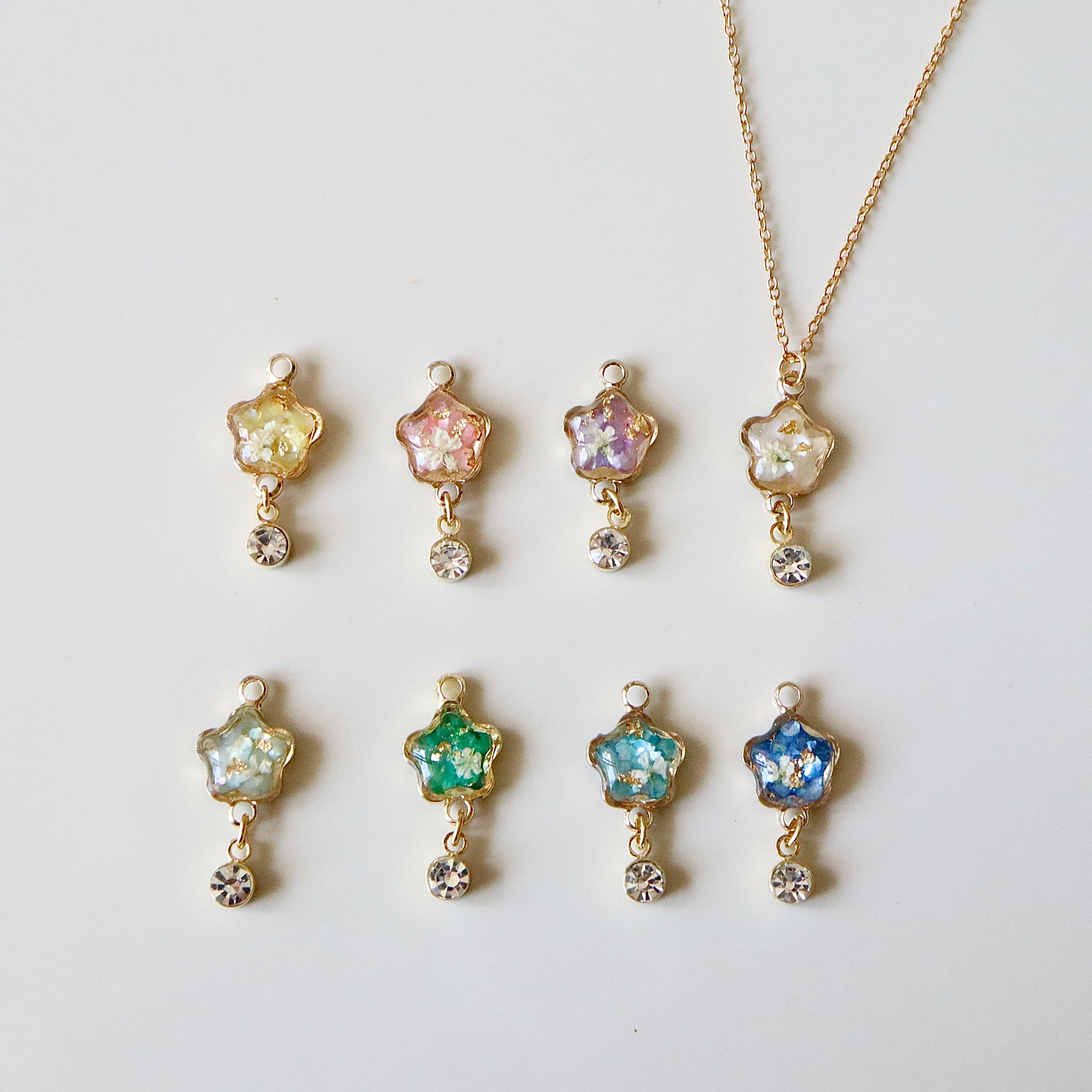 K18YG 流れ星✨ネックレス 流れ星【ﾈｯｸﾚｽ/ｺﾞｰﾙﾄﾞ】 | ウサギノアトリエ