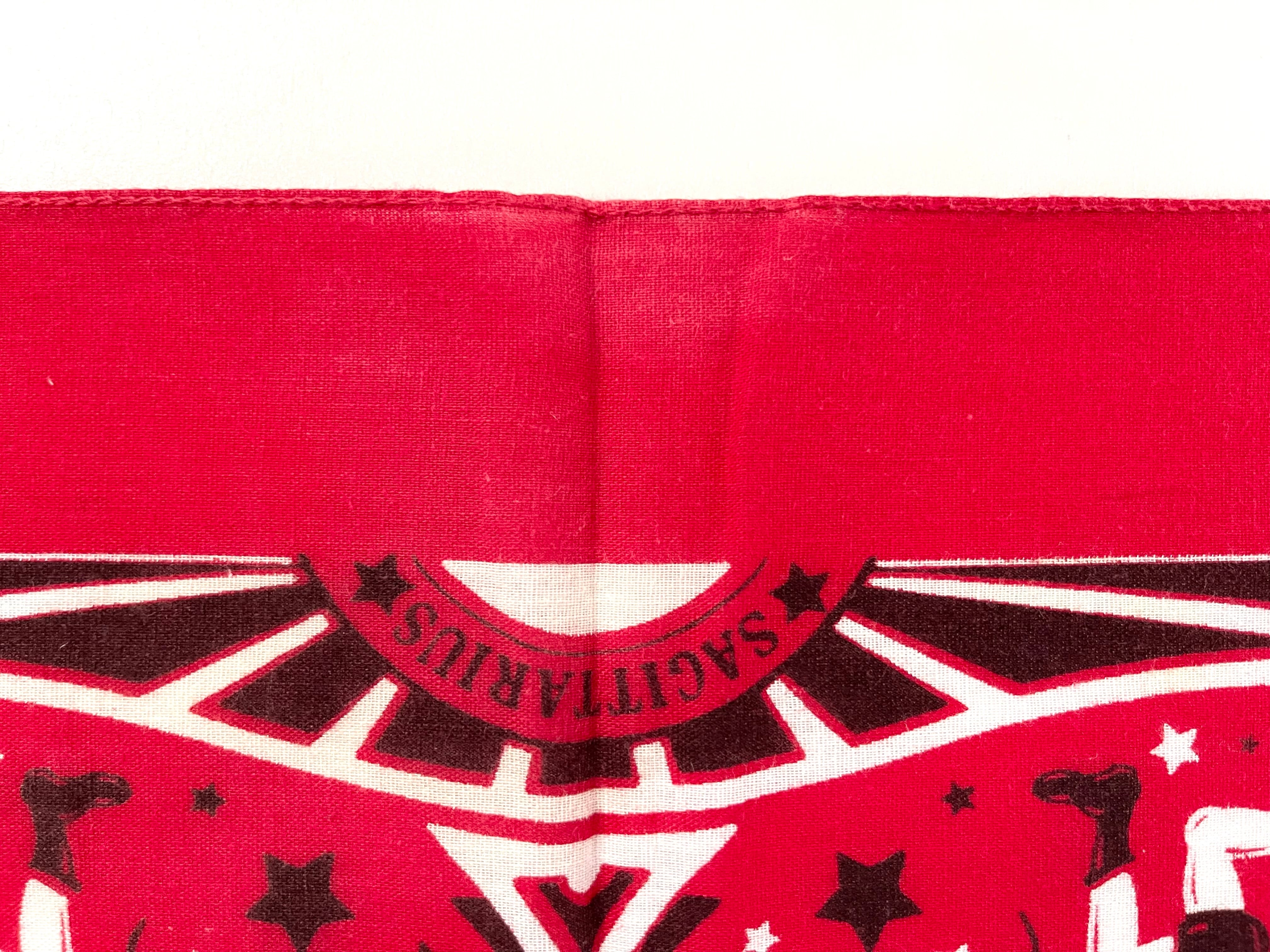 レア】70s いて座 Sagittarius 星座 ヴィンテージ バンダナ | swallows