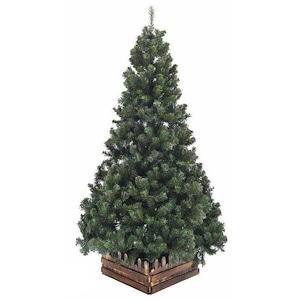 クリスマスツリー180cm幅広　1個　【高級幅広濃緑ツリー】