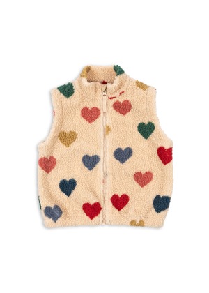 JODY TEDDY VEST GRS　BON COEUR COLORÉ【Konges Sloejd  コンゲススロイド】アウター　もこもこ