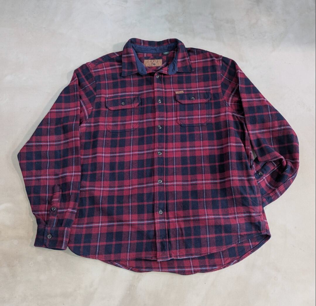 ovis heavy flannel with pocket shirt 小岩店