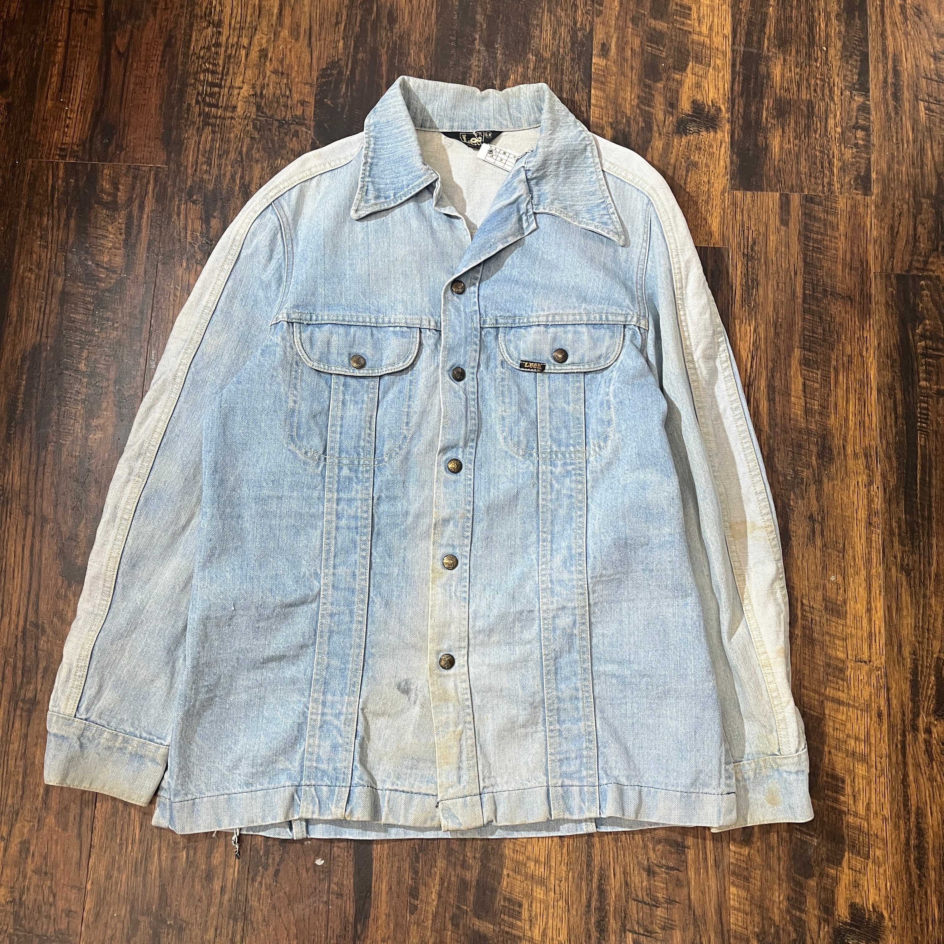 Lee 古着 ヴィンテージ L usa製 ライトブルーデニムジャケット 70s