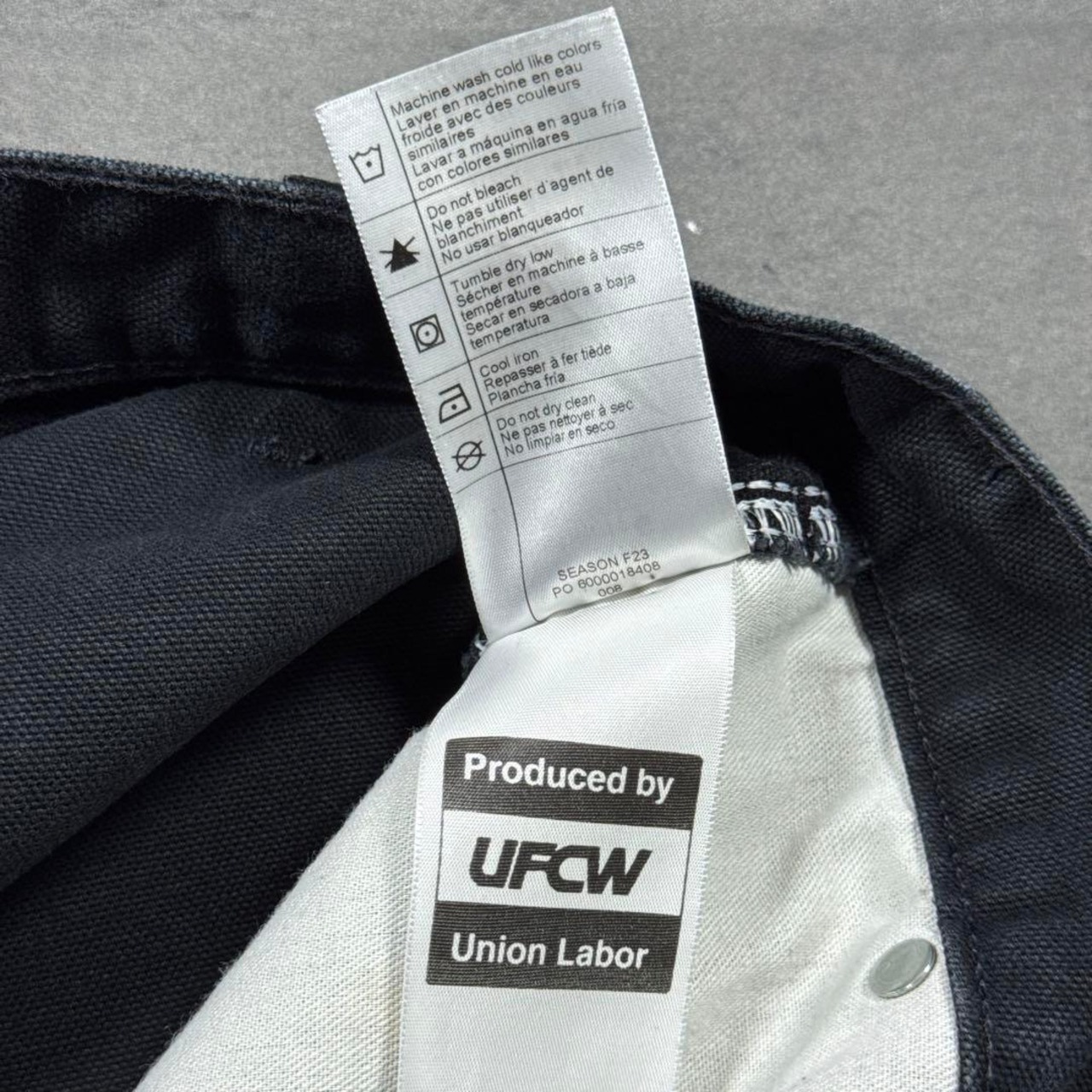 Carhartt double knee painter pants made in USA W33L32 古着 - 17