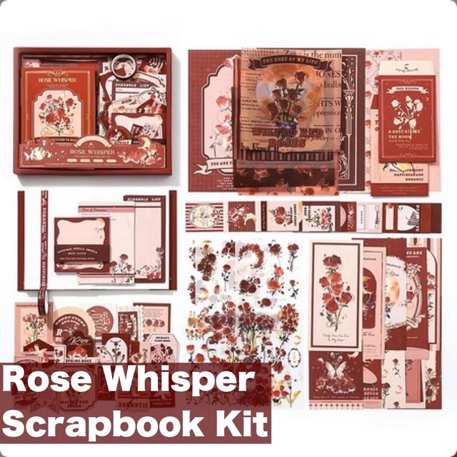 Rose Whisper Scrapbook Kit