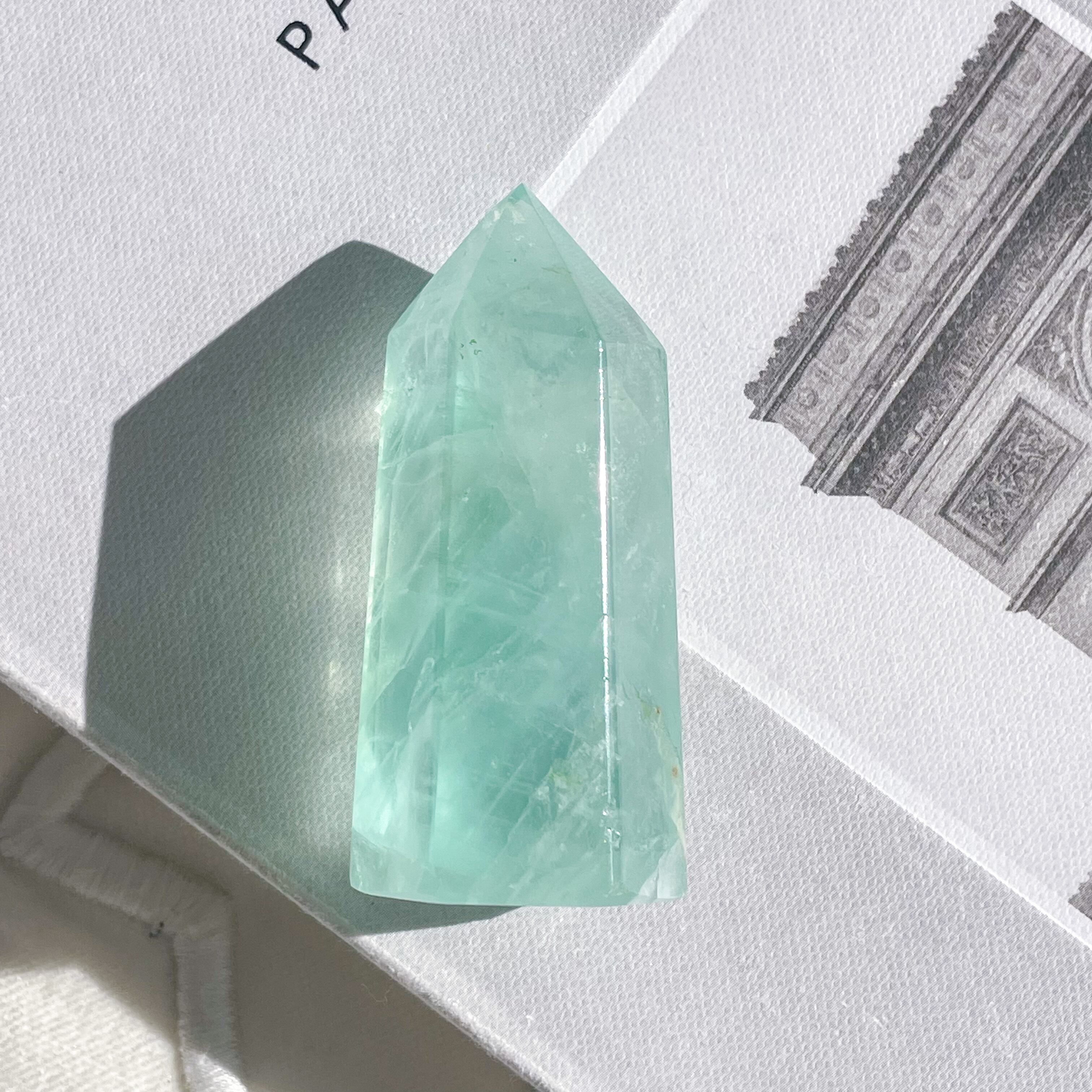 Gem Green Fluorite Tower 6 ✧ グリーンフローライト