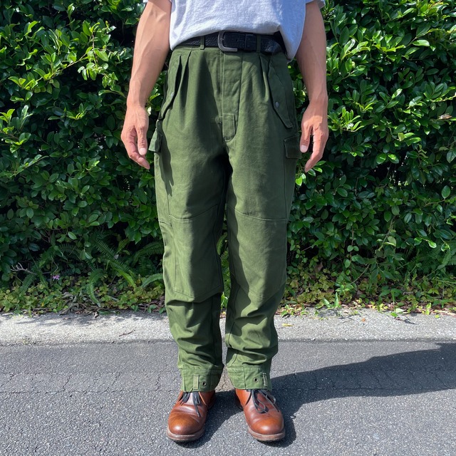 60s スウェーデン軍 M59 ミリタリー カーゴパンツ C50 W34 ユーロ 