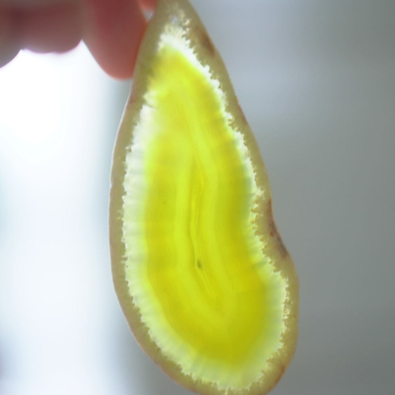 Campari Orange 02 - アゲートヒーリングチャイム / Agate Sun Catcher Wind Chime 877