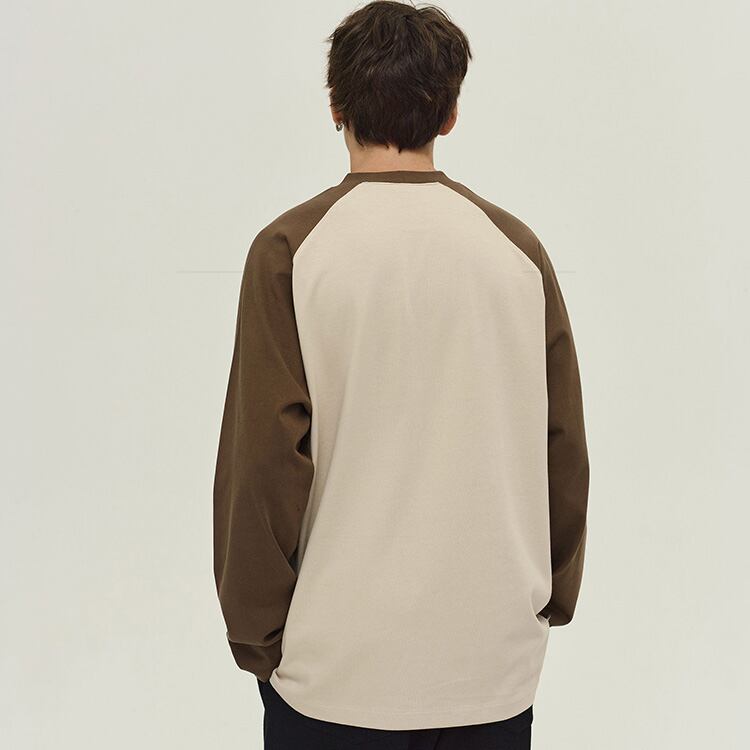 ★CONTRAST COLLAR RAGLAN T-SHIRT　　01147