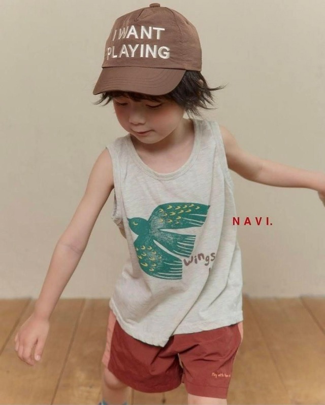 《取寄》ウィングス ノースリーブ:kids&Jr【navi】※送料無料