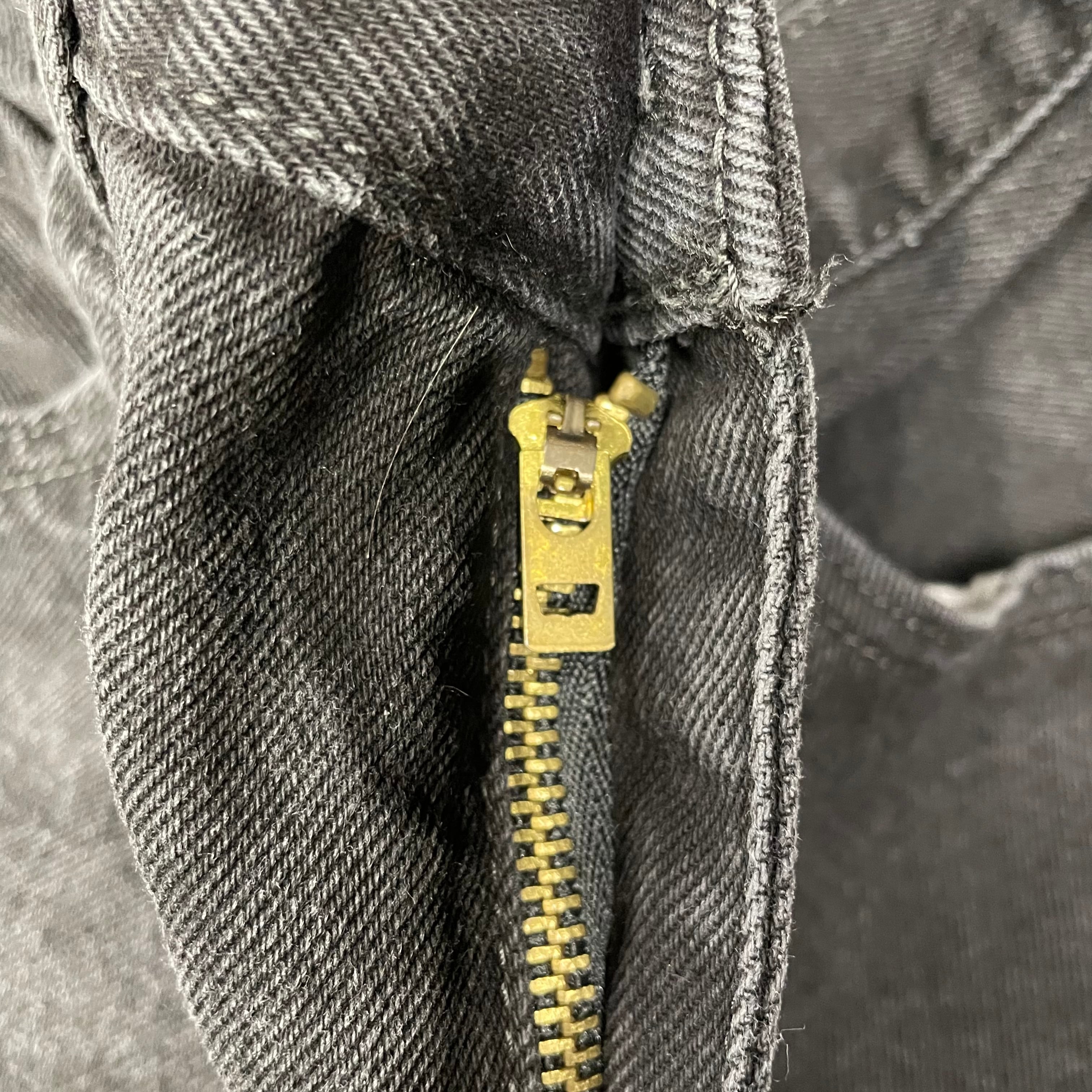 00s Levi's 517 ブラックデニム 後染め フレア ブーツカット