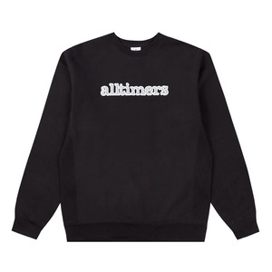 ALLTIMERS / STAMPED HEAVYEWEIGHT CREW BLACK