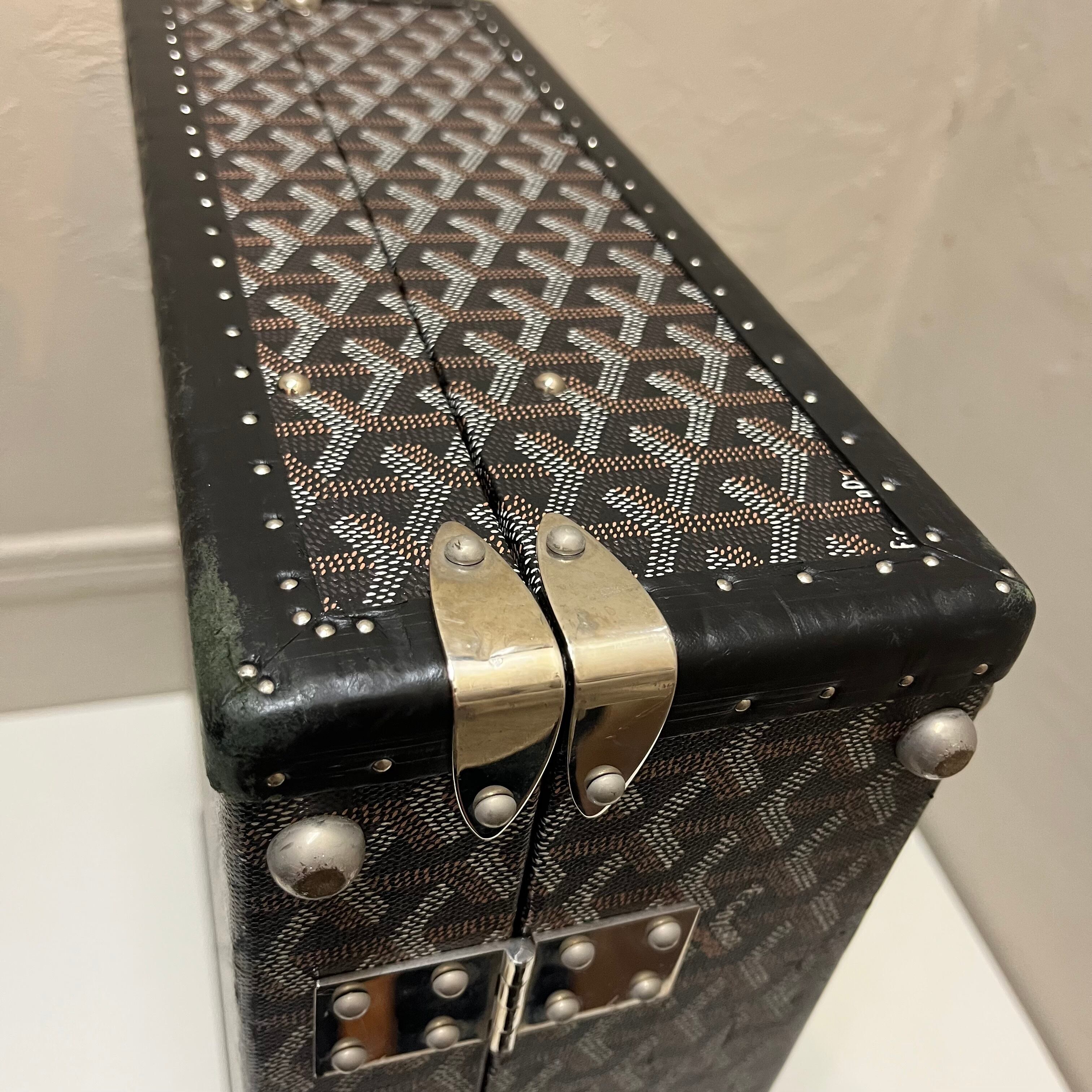 GOYARD ゴヤール ヘリンボーン柄トランクケース ゴヤールディン GOYARD ゴヤール ヘリンボーン柄トランクケース ゴヤールディン
